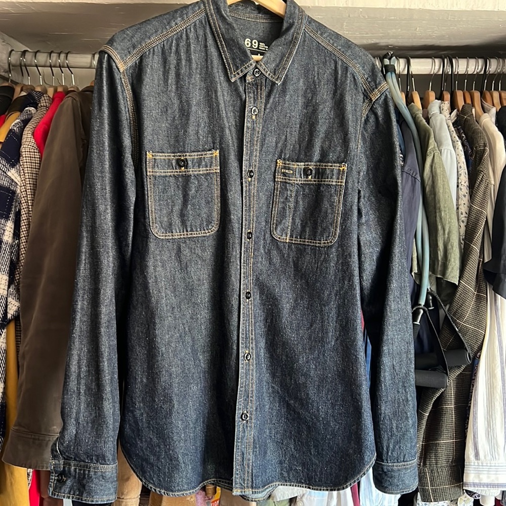 COPY - Gap Classic Worker Denim Overshirt